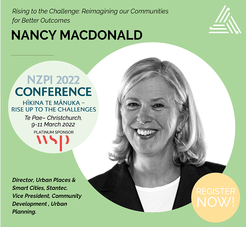 Introducing Nancy MacDonald, keynote speaker at #NZPIC2022.  

#NZPI #NZplanning #Conference #Christchurch #Ōtautahi #HikinaTeMānuka #RiseUptotheChallenges #KeynoteSpeaker #NancyMacDonald

Bio:  bit.ly/3o7HVCm 
Register:  bit.ly/3E9xV0W
