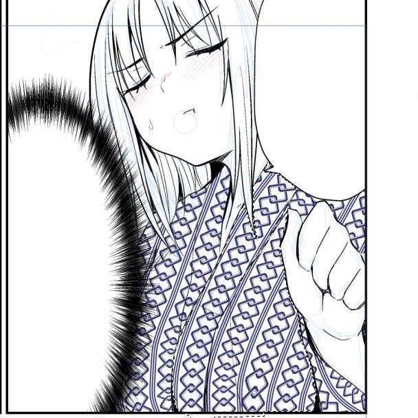 クリスタのアプデで追加されたゆがみツール
胸の立体感出すのに便利だ～ 