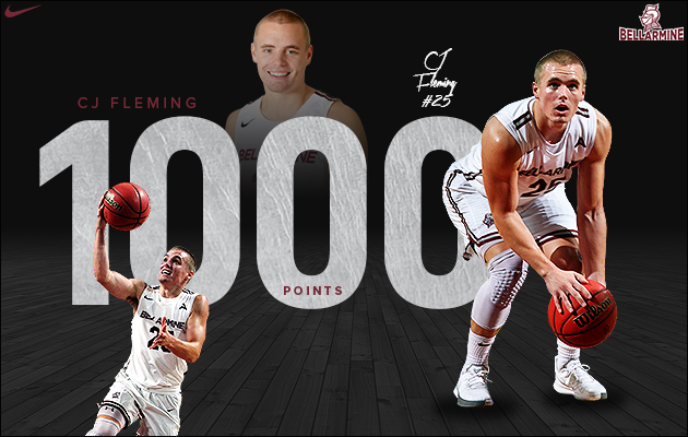 𝐂𝐉 1️⃣𝐊

Congrats to <a href="/CJ_Fleming25/">CJ Fleming</a>  for reaching 1,000 career points!
