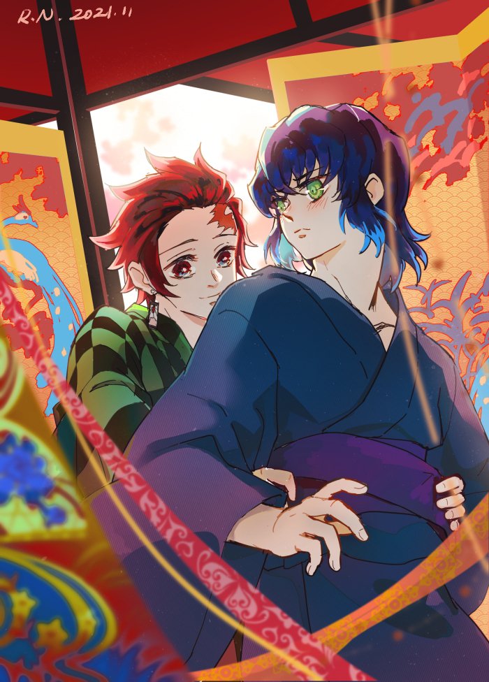 fsfmsh's tweet photo. illustrations of inotan fanbook #伊炭 #嘴平伊之助 #竈門炭治郎 #伊炭伊 https://t.co/yvpqRQL999 https://t.co/IBvmvLUKEo