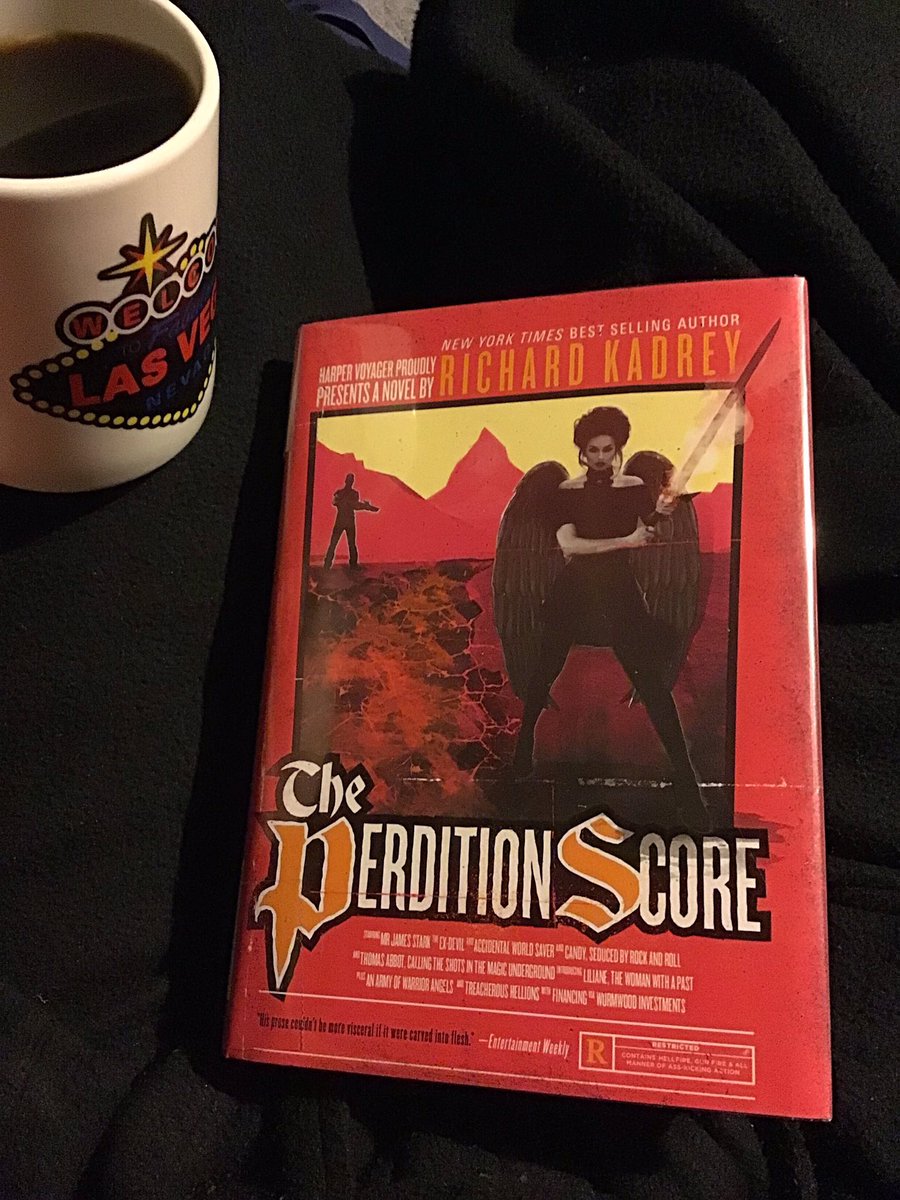 osborne555's tweet photo. Finished #ThePerditionScore by @Richard_Kadrey on this very cold (25°F) Midwest night. Really dug the mix of new characters alongside some familiar faces. Like always the ending has me scrambling to the next book.
#SandmanSlim #read #books https://t.co/J1jv3GUgvN