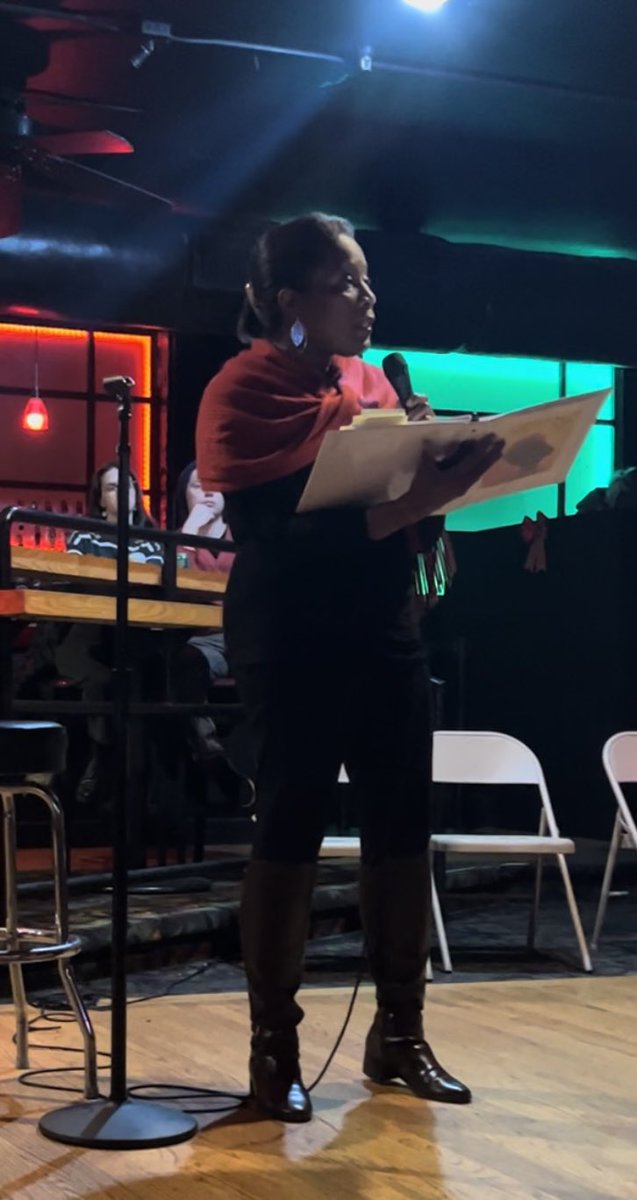 @Clarise_Writes  I cannot express how ENERGIZING it is to perform the spoken word live. I enjoyed participating in last night’s OUTSPOKEN 2 last night. #OUTSPOKENPVD #Alchemy
