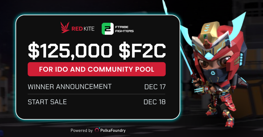 ⏱️ Don't forget to register for the <a href="/f2nft/">Ftribe Fighters (F2 NFT)</a> $F2C Whitelist on #RedKite🚀

🔗IDO pool: redkite.polkafoundry.com/#/buy-token/135 
🔗Community pool: redkite.polkafoundry.com/#/buy-token/136 

👉For further information, see the article linked below

x.com/PolkaFoundry/s… 

#PKF