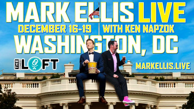 haskell420's tweet photo. #WednesdayMotivation In less than 24rs the
EXCITEMENT & LAUGHTER begins! Get your ticket's for 12/16 thru 12/19 as hilarious comedian @markellislive & Special Guest, @KenNapzok, LIVE in Washington DC, #DCComedyLoft & w/ Mark's brand new hour of comedy! https://t.co/dv3pCLidfA https://t.co/xgPLQRU9SU