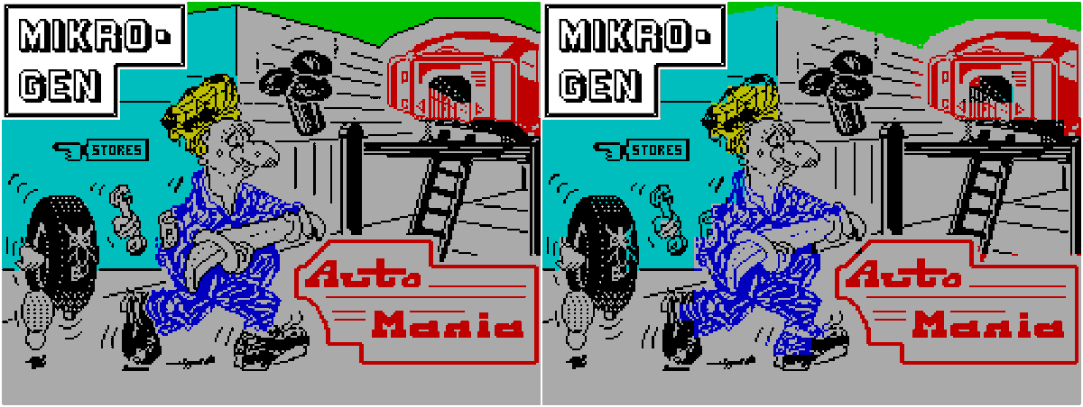 zxnoclash's tweet photo. Automania loading screen
#wallyweek #mikrogen #zxspectrum #loadingscreen #zxart #retrogaming #pixelart https://t.co/ped7VmsvLK
