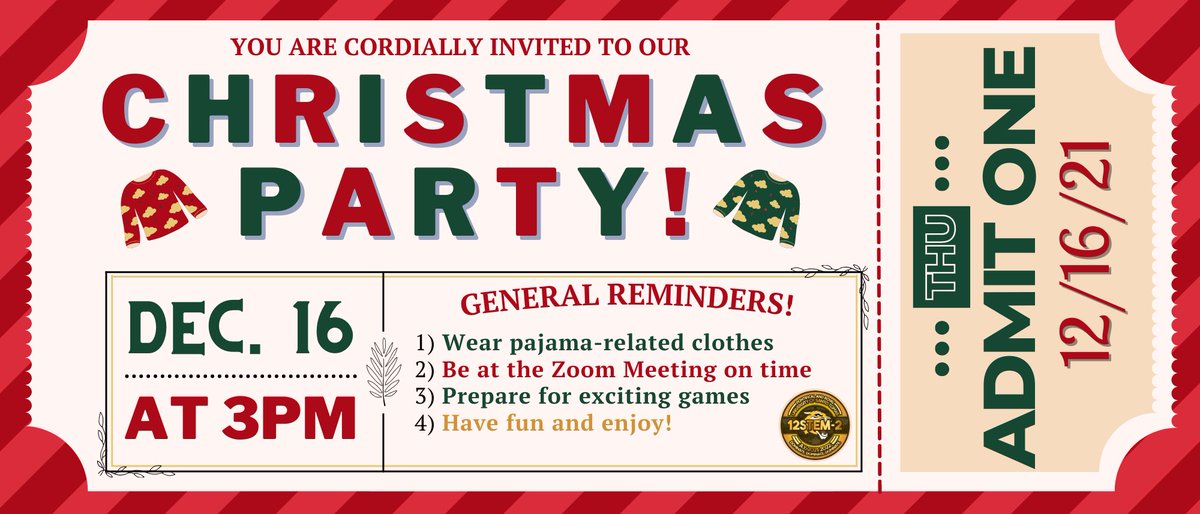 USTemDos22's tweet photo. Only a few hours left bago ang ating merry merry cozy christmas party! see ya later 12STEM-02!! 🎄🎄 https://t.co/3gYT1mQFHT