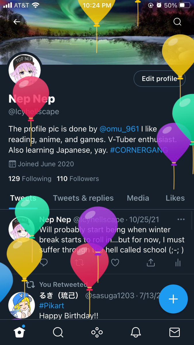 Icyhellscape's tweet image. Am happy being one year older (;-;)