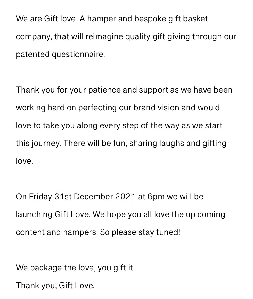 _ChrisseLDN's tweet photo. Please Follow my new small business venture on Instagram.
@giftlove (on insta)

-New and exciting beginnings
#SmallBusiness #instagram https://t.co/TphxYF6kcV