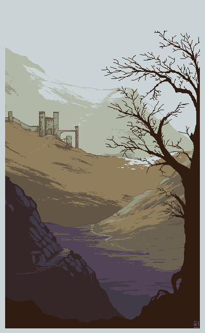1120px's tweet photo. Castle || 10 colors #pixelart https://t.co/XjMrS5zknU