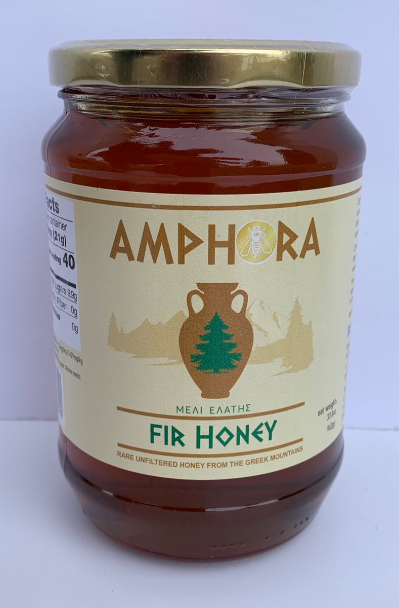 Rare honey from Greek mountains available in glass jar 2.2 lbs .