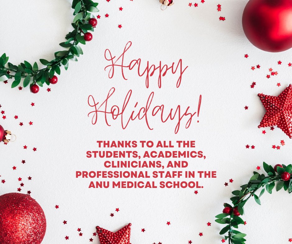 Technology-Enhanced Learning at SMP ANU (@anums_telt) on Twitter photo Have a great break and a Happy New Year everyone! Our team has had a great year and enjoyed working with all of you. Here's to you all! Thanks to all the amazing people at <a href="/ANUMedSchool/">School of Medicine and Psychology</a>, and our team: <a href="/katesteves/">Katherine Esteves</a> <a href="/ANUtomy54/">ANUtomy</a> <a href="/vinwijedasa/">Vinuri Wijedasa</a> <a href="/BruContro/">Bruna Contro Pretero</a> <a href="/katiedigc/">Dr. Katie Freund isn't here</a> #OurANU Have a great break and a Happy New Year everyone! Our team has had a great year and enjoyed working with all of you. Here's to you all! Thanks to all the amazing people at <a href="/ANUMedSchool/">School of Medicine and Psychology</a>, and our team: <a href="/katesteves/">Katherine Esteves</a> <a href="/ANUtomy54/">ANUtomy</a> <a href="/vinwijedasa/">Vinuri Wijedasa</a> <a href="/BruContro/">Bruna Contro Pretero</a> <a href="/katiedigc/">Dr. Katie Freund isn't here</a> #OurANU