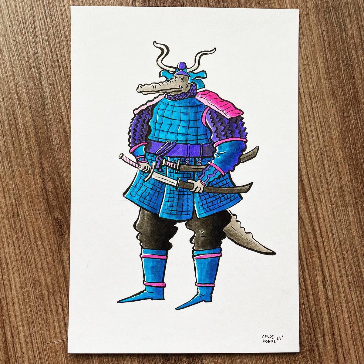 ChloeDonile's tweet photo. Samurai Crocodile nonsense https://t.co/ULxcaGlDdf