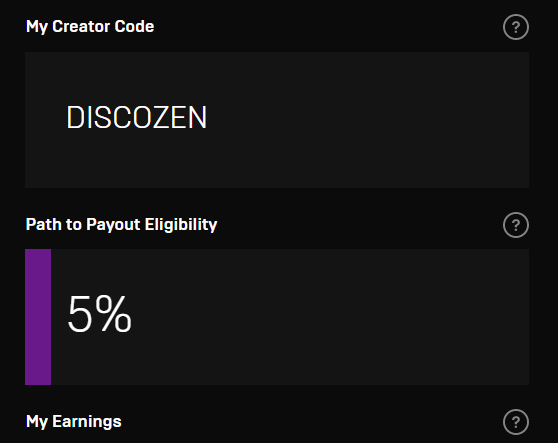 DiscoZenYT's tweet photo. IF WE DONT HIT 100 % IN THE NEXT 6 MONTH I LOOSE MY CREATED CODE :( 

I need everyone to purchase something with my code! https://t.co/FHG67auHyE