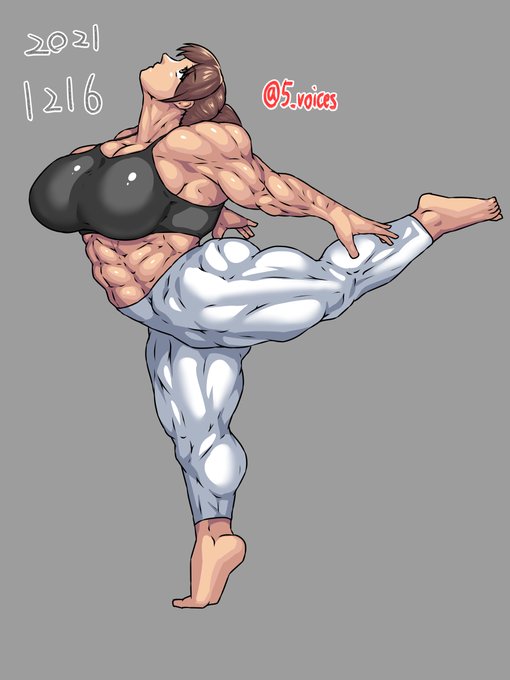 ボディビル模写。 