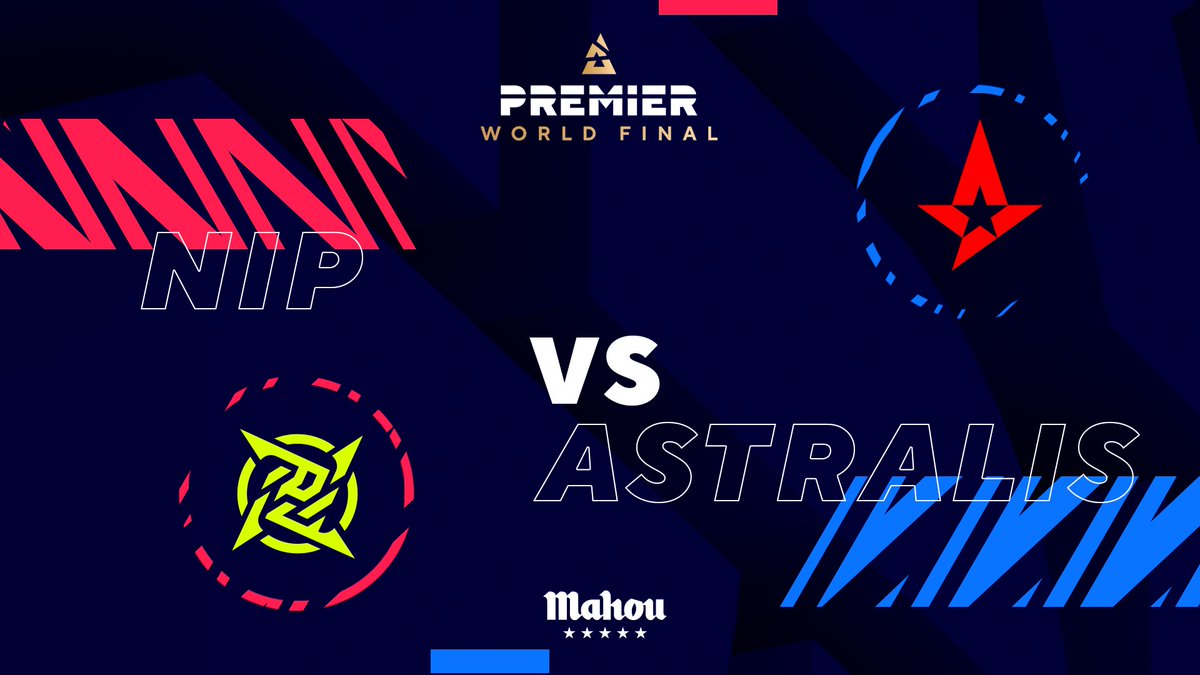 Unity League - CS:GO (@lvpescsgo) on Twitter photo ¡Empiezan los partidos de la #BLASTWorldFinal!
🆚 <a href="/NIP/">Ninjas In Pyjamas</a> vs <a href="/AstralisCS/">Astralis Counter-Strike</a>
➡️ twitch.tv/pituherranz
➡️ twitch.tv/lvpes2 ¡Empiezan los partidos de la #BLASTWorldFinal!
🆚 <a href="/NIP/">Ninjas In Pyjamas</a> vs <a href="/AstralisCS/">Astralis Counter-Strike</a>
➡️ twitch.tv/pituherranz
➡️ twitch.tv/lvpes2