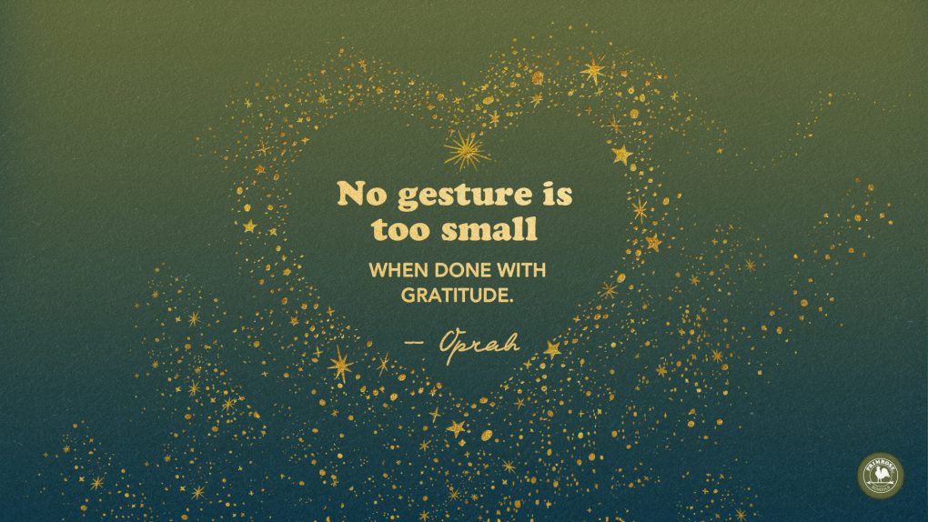 We could use a little help sometimes, always grateful.