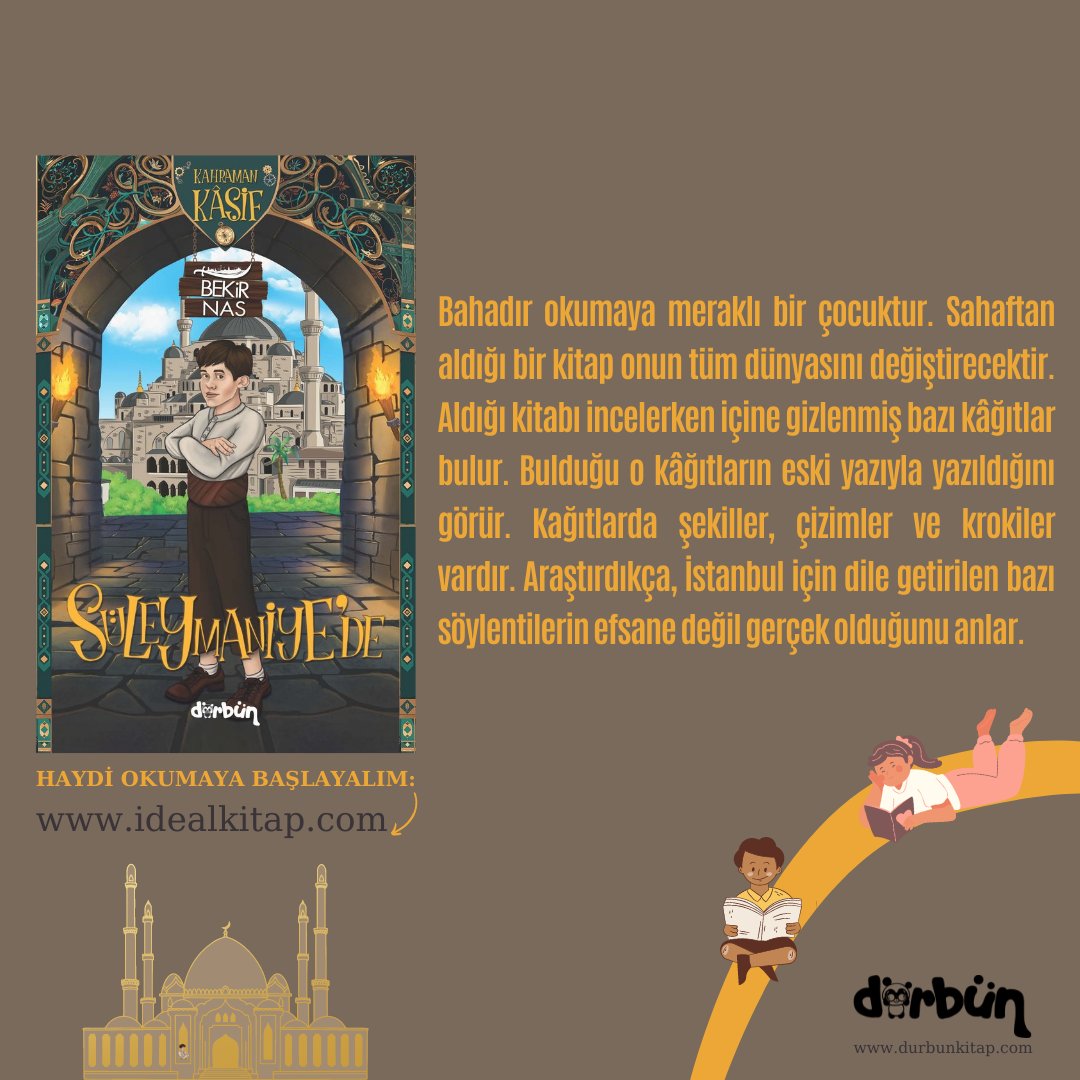 Kahraman Kâşif Süleymaniye’de

Bekir Nas

Online Satış: idealkitap.com/suleymaniyede-…

#KahramanKâşif #Süleymaniye #Sahaf #İstanbul #SüleymaniyeCamisi #Tarih #ÇocukKitapları #DürbünKitap