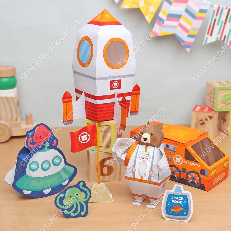 おか しおり イラストレーター Canon Creative Parkより無料でダウンロードできますので お子さまと一緒にぜひ作って遊んで頂けたら嬉しいです T Co Gqdxiaw2un Twitter