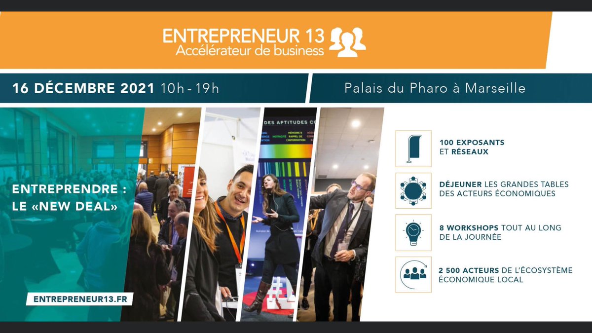 Plus de 1500 personnes attendues ce jour pour le salon #entrepreneur13 de la #cpme13 au palais du Pharo à Marseille #successbuilder #eventmanager #ogmyos