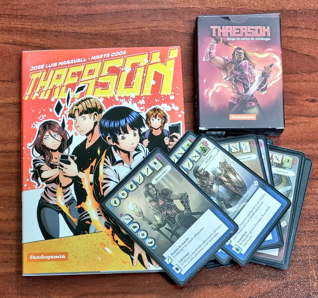 alvaropons's tweet photo. Curiosísimo ejemplo de transmedialidad entre el cómic y el juego de cartas, que con seguridad puede atraer a aficionados de ambos mundos. Un proyecto de @martacoca y @jlmaravall para @Fandogamia que puede marcar caminos futuros para la industria. https://t.co/tikLMfr1Kx