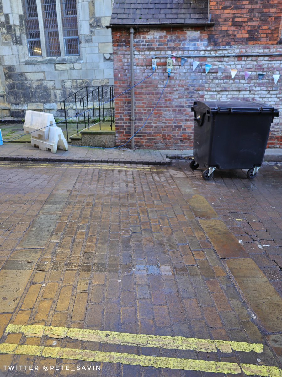 pete_savin's tweet photo. By the bins on Silver street at the site of interval turret SE6 #York #romanbritain https://t.co/wFL4ihfjJL