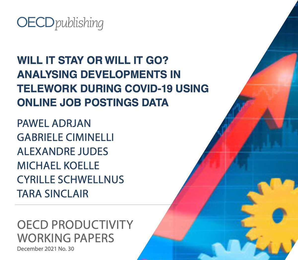 Pawel Adrjan (@paweladrjan) on Twitter photo Right now it's hard to imagine the pandemic going away... but when it does, will remote work persist?
New Indeed-OECD paper with data from 20 countries by <a href="/GCimins/">Gabriele Ciminelli</a>, <a href="/AlexandreJudes2/">Alexandre Judes</a>, <a href="/KoelleM/">Mai Koeller</a>, <a href="/TaraSinc/">Tara Sinclair</a>, Cyrille Schwellnus & me: oecd-ilibrary.org/economics/will…
Thread 1/ Right now it's hard to imagine the pandemic going away... but when it does, will remote work persist?
New Indeed-OECD paper with data from 20 countries by <a href="/GCimins/">Gabriele Ciminelli</a>, <a href="/AlexandreJudes2/">Alexandre Judes</a>, <a href="/KoelleM/">Mai Koeller</a>, <a href="/TaraSinc/">Tara Sinclair</a>, Cyrille Schwellnus & me: oecd-ilibrary.org/economics/will…
Thread 1/