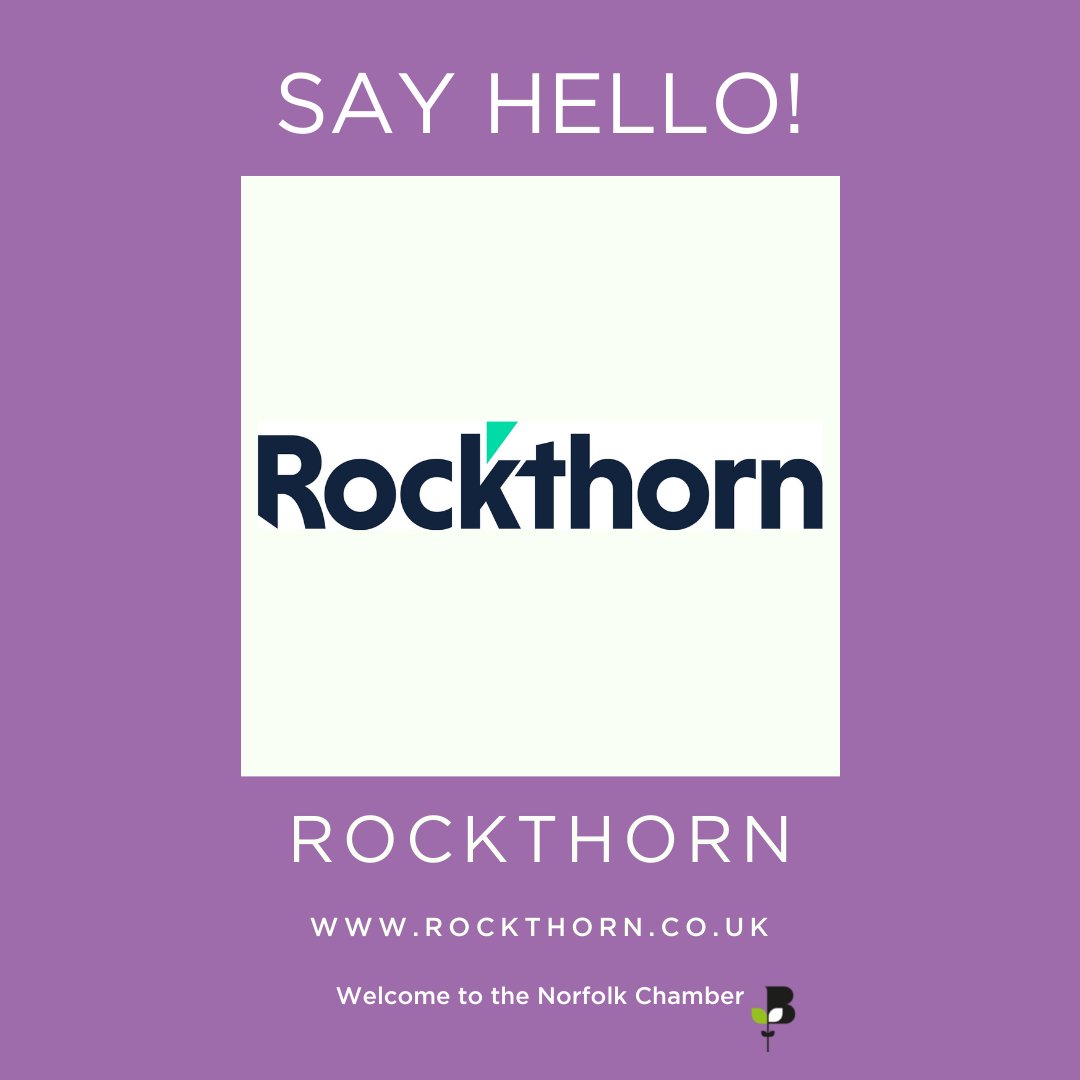 norfolkchamber's tweet image. We are delighted to welcome our newest member Rockthorn. Rockthorn join us for networking and training opportunities. As well as for our Four Services help line, advise and business documents about Tax, Legal, HR and Health &amp;amp; Safety 
#Quest #Fourservices #Newmember