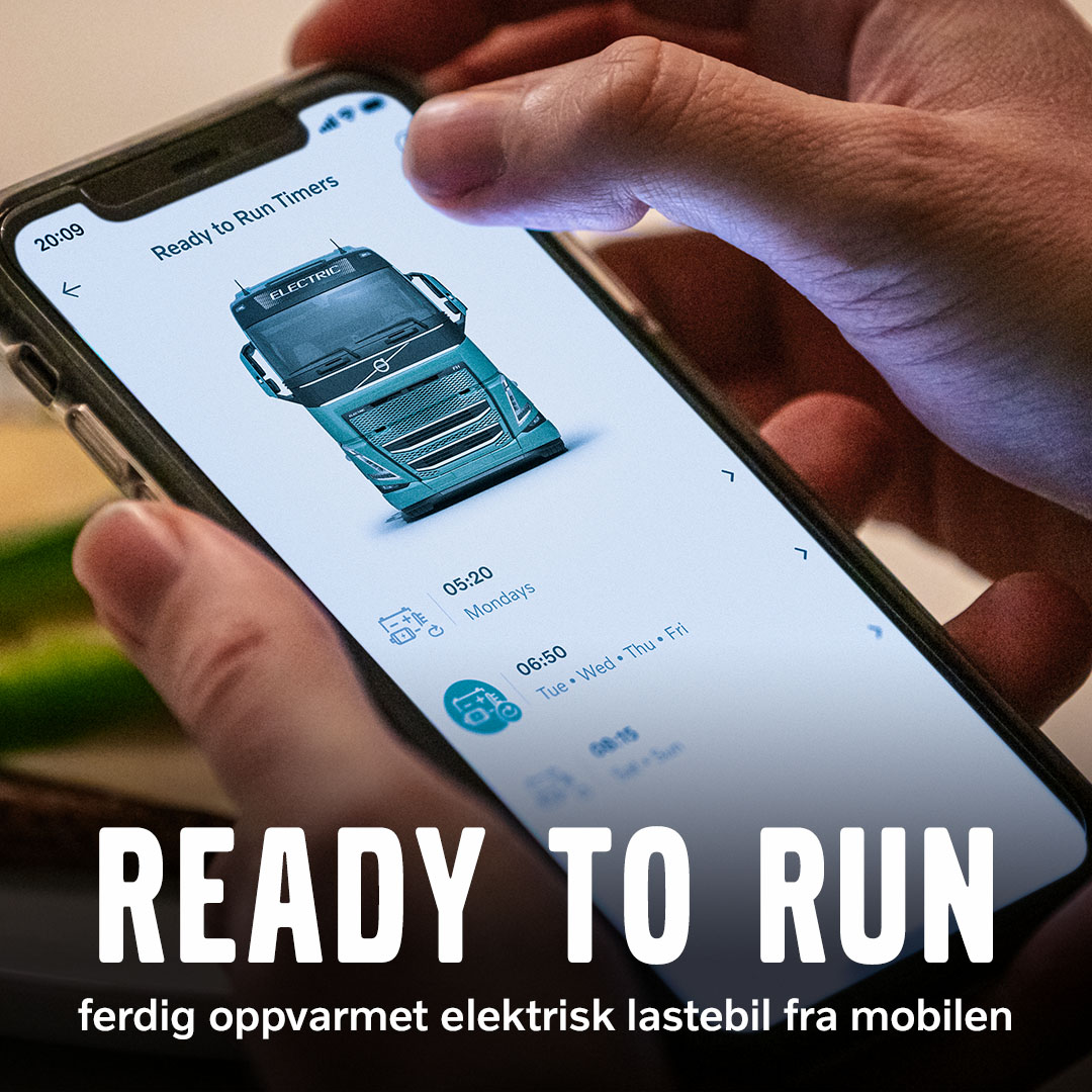 En ny funksjon som forhåndsvarmer/-kjøler batteri og førerhus på våre elektriske lastebiler er noe av det som kom ut av våre vintertester i Nord-Sverige. Se mer her youtube.com/watch?v=2p87J1…