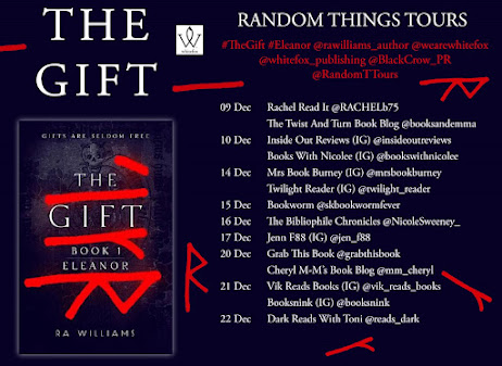 RandomTTours's tweet photo. Pop over to see @skbookwormfever for a #BlogTour review of #TheGift #RAWilliams @wearewhitefox with #RandomThingsTours @BlackCrow_PR
https://t.co/LbV7jJxJ9m https://t.co/tZnvsQyRhZ
