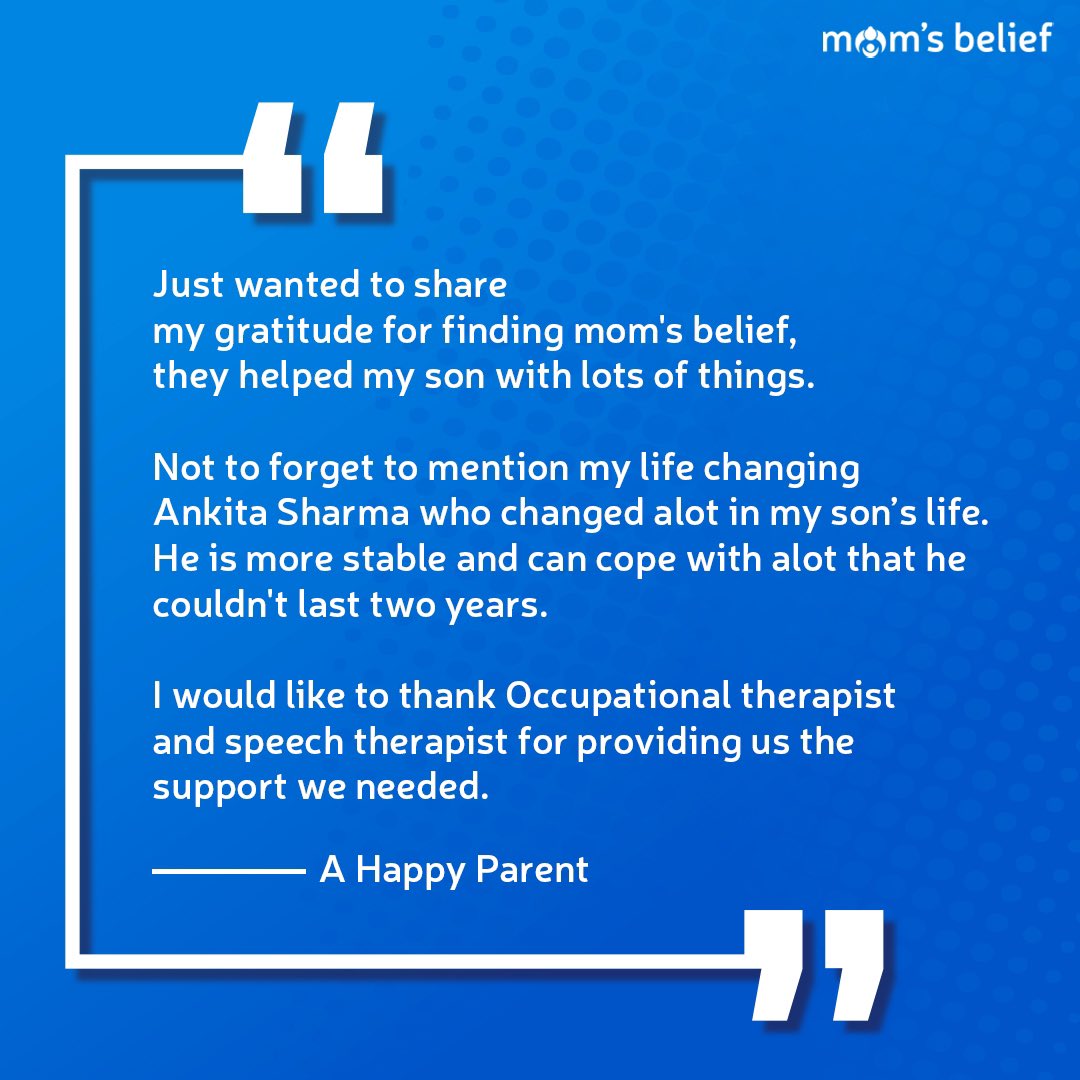 Momsbelief's tweet photo. Such Feedbacks are always special to us. ❤️
#feedback #bestROI #momsbelief #feedbackoftheweek #parentlove #happyparent #happykid #specialfeedback https://t.co/j6D6JPcIc9