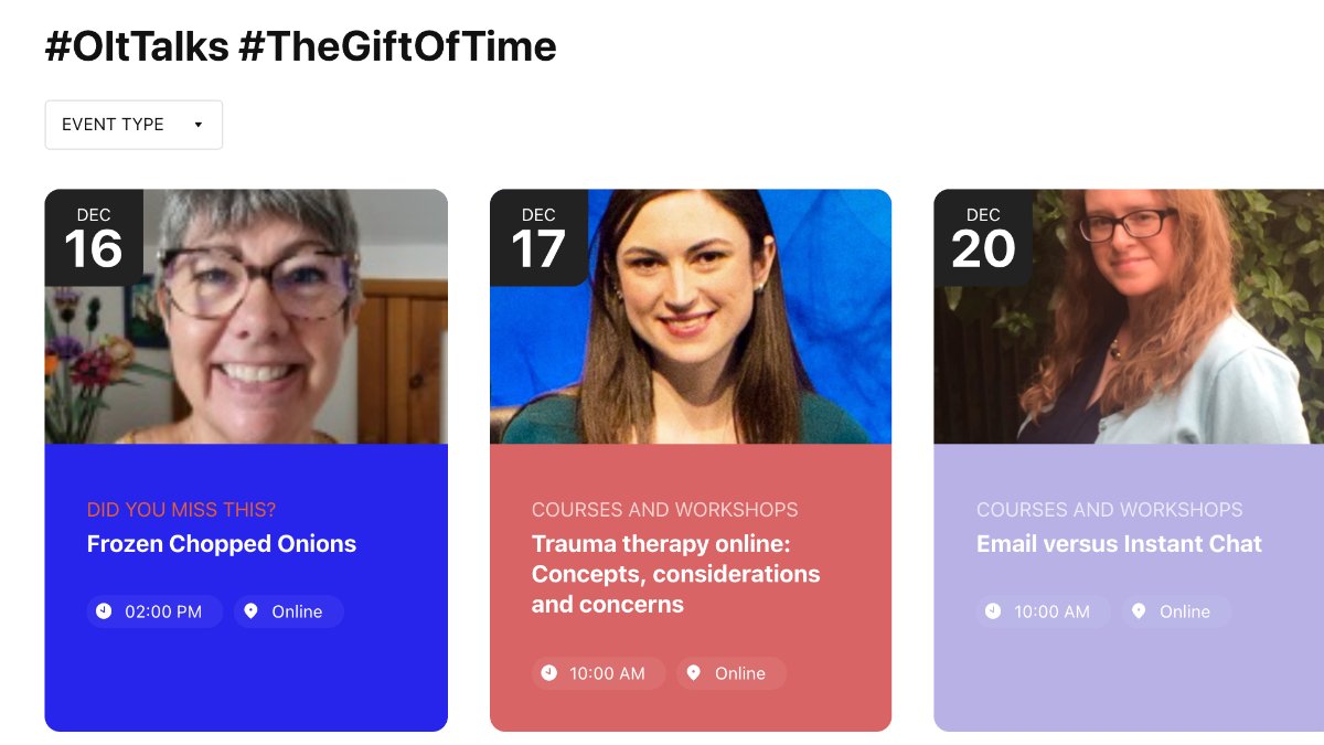 OLTltd's tweet photo. #OltTalks #TheGiftOfTime ⏳ - https://t.co/TKtX4pzFf2 https://t.co/qkQjHqixhH