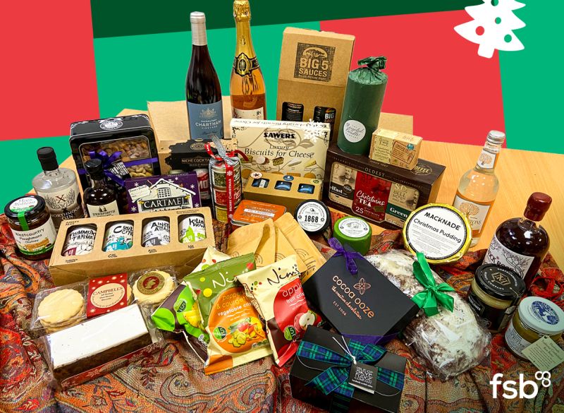 FSBGlosandWoE's tweet image. #FSB members - keep an eye out today for our next @fsb_policy  Question of the Day and you could win one of the great hampers below with all the prizes donated by our members across the UK. It's #FSBmemberDecember - just one  way we celebrate our amazing members. #TeamFSB