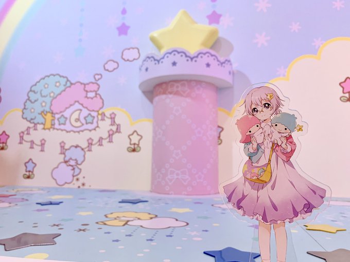 ゆるゆり✖️サンリオコラボ 大室櫻子 グラフィックアート ゆるゆり 大室櫻子 サイン入りグラフィックアート サンリオ