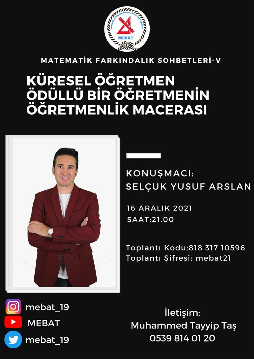 mebat_19's tweet photo. Bu toplantı kaçmaz!
Konuşacak çok şey var bu akşam, hepinizi bekliyoruuuzzzz.
https://t.co/ZrOofucPhh https://t.co/Scp72ySDqC