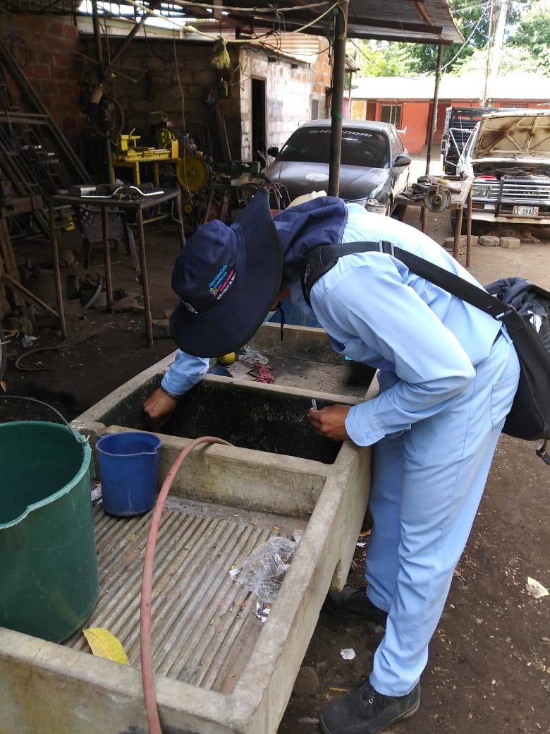 #SilaisLeón Cada día nuestro ejército de Celeste desempeña una labor importante en la lucha contra las Epidemias, el dengue. 

Desarrollando acciones de control y eliminación de criaderos en los hogares de #LeónRevolución

📢Recordá El Dengue mata‼️ #SaludEnFamiliaYComunidad