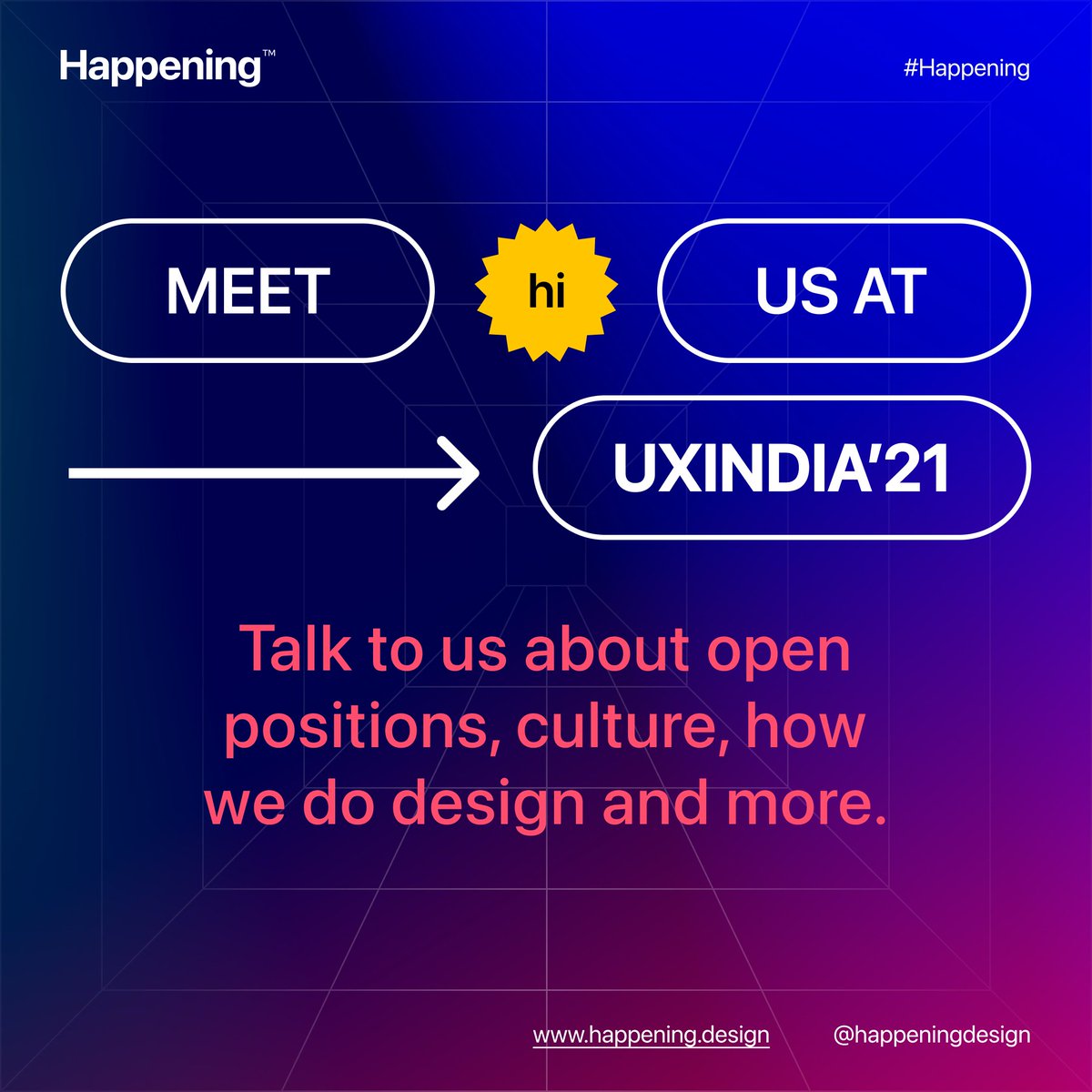 With just a few hours to go for the <a href="/uxindiaconf/">Ux-India by umo.design</a>, we are so excited to be a part of it. Don't miss out on the action! If you want to e-meet us, you can do that by using our UX India sponsor link. We look forward to meeting with you!

2021.ux-india.org/organizations/…

#uxdesign #ux