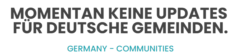 Da die Grüne-Zonen-Strategie in Deutschland bisher noch nicht versucht wird, stelle ich die Updates für die absoluten Fallzahlen der Gemeinden von über 50 Landkreisen sowie die Rankings bis zu dem Zeitpunkt ein, an dem sich das ändert.

DMs sind offen für Fragen/Anmerkungen.