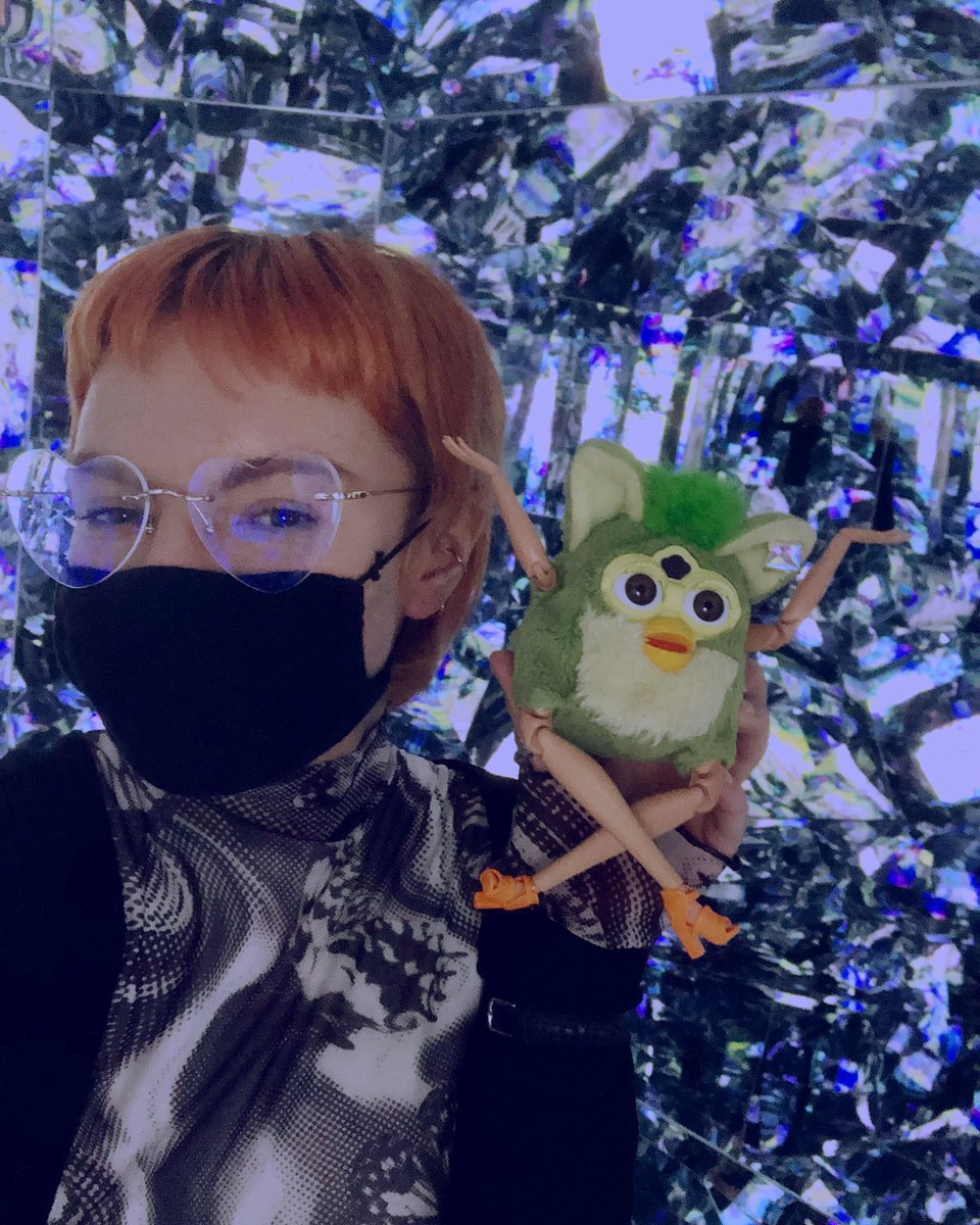 simulatedgem's tweet photo. me &amp; bestie confronting our infinite consciousness inside quantum mirror🪞✨ https://t.co/W8vdXYl28M
