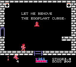 Let me remove the eggplant curse. | Kid Icarus | NES