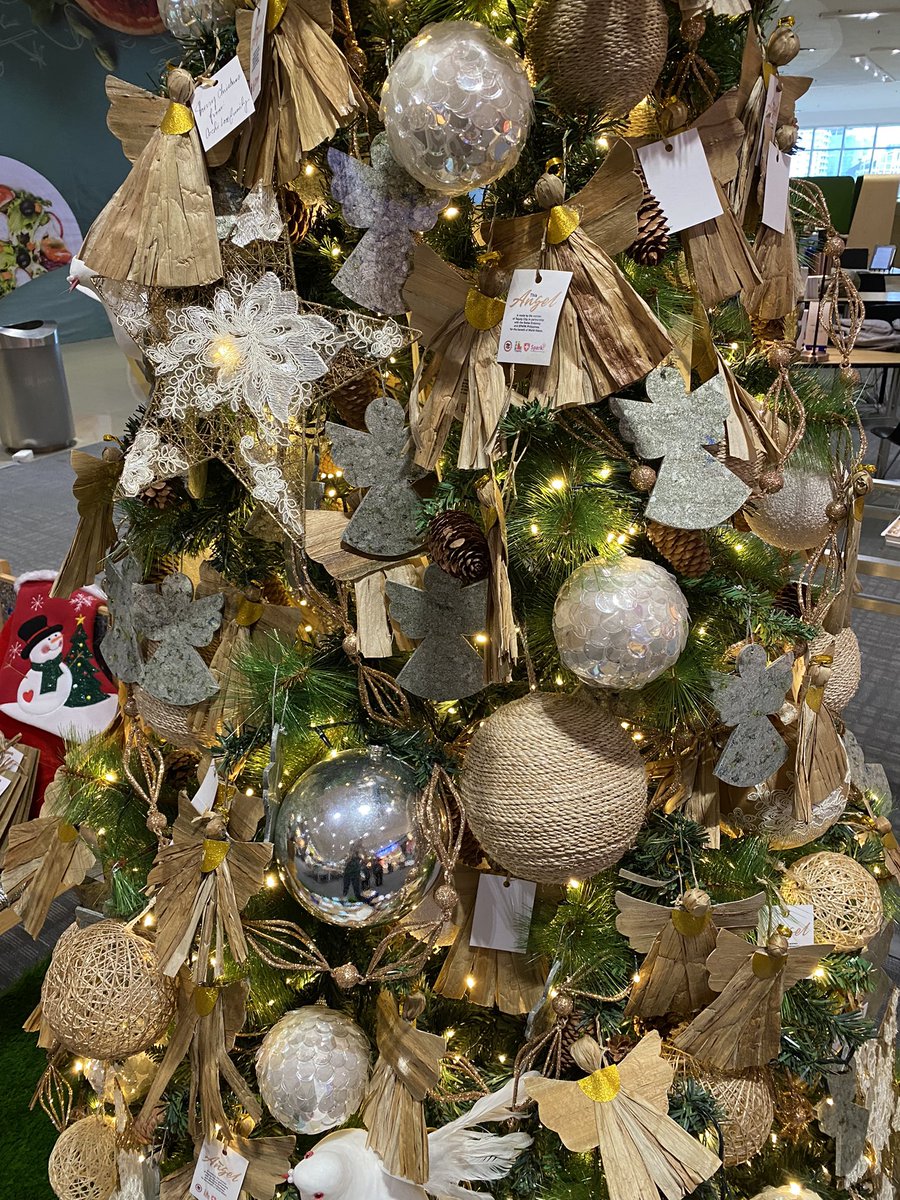 itsaiyana's tweet photo. @smsupermalls @SMAuraPremier Christmas is the season of joy &amp; giving 🤍

at SM Aura (3L), we got #AngelsForAngels 👼🏻 made by the Progressive Ladies League of Taguig &amp; Tetra Park ! 1 angel is P100 &amp; will support World Vision’s projects &amp; these communities ✨

#ChristmaSayaAtSM #TogetherAtSM #ChristmasAtAura https://t.co/dY1OmdE0TH