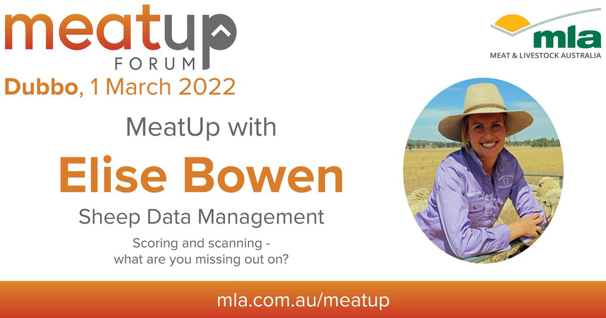 PinionAdvisory's tweet image. Elise Bowen (@sheep_data_mgmt), will kick off the Sheep Updates session, presenting on the key productivity increases that can be achieved with consistent scoring &amp;amp; scanning. Register today to attend #MeatUp Dubbo 1/3/22. Full program &amp;amp; to register bit.ly/MUP_NSW