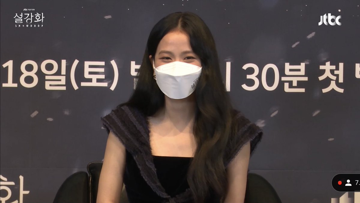 ForeverKimJisoo's tweet photo. We're so happy for you, Jisoo 💕

SNOWDROP PRESSCON
#ActressJISOODebut
#설강화 #지수 https://t.co/diWTUbSJfF