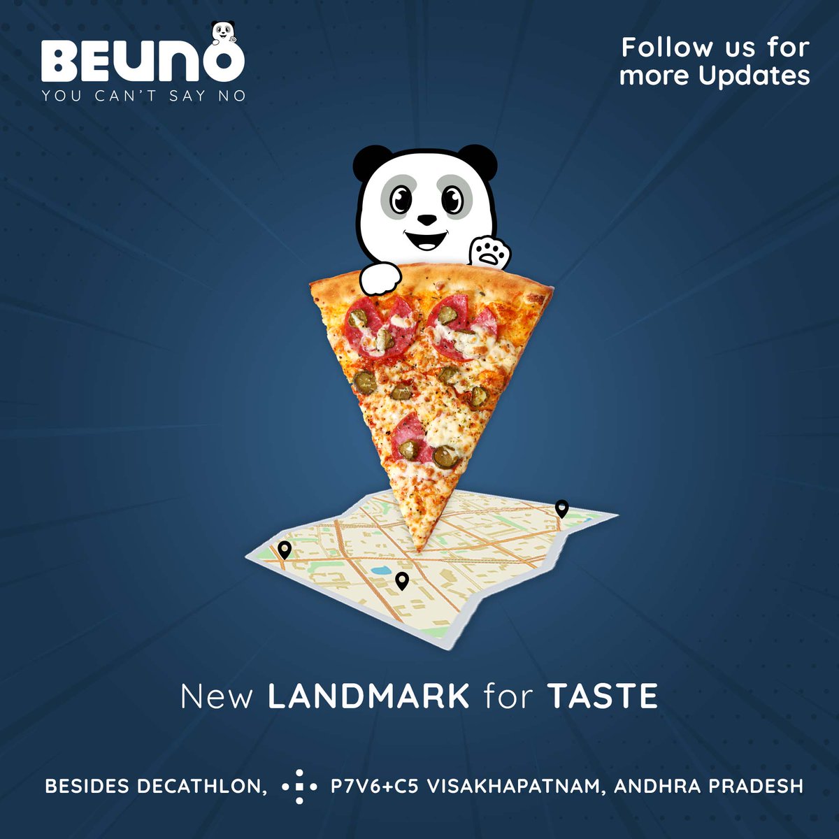 BeunoIndia's tweet photo. A new landmark for taste in #vizag
Find us here -https://t.co/JvDOATQy9p
#food #foodporn #foodie #instafood #foodstagram
#yummy #instagood #foodlover #love #delicious
#follow #like #healthyfood #foodgasm #tasty
#cooking #foodies #pizza🍕 #burger #pasta
#sandwich #Vizag https://t.co/uxXZPeEUN5