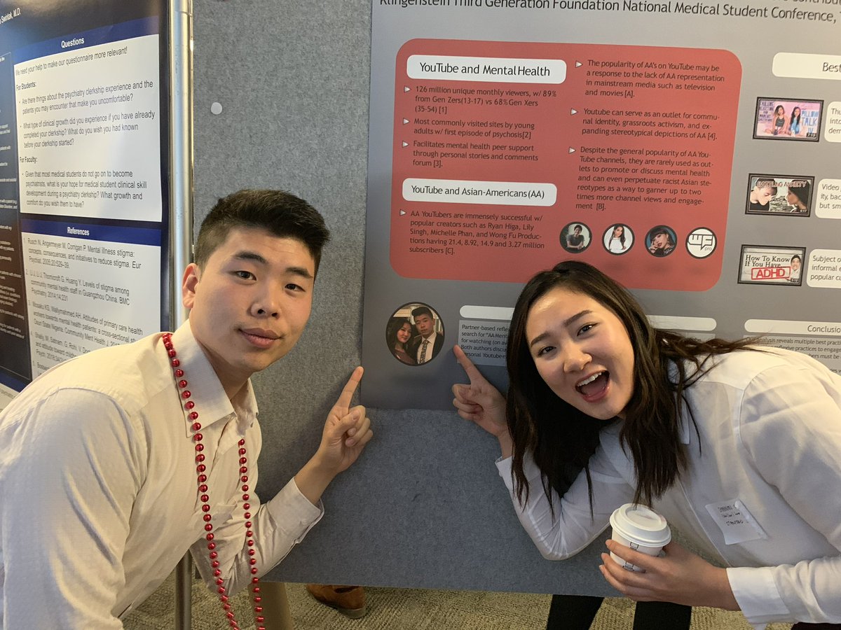 Reflecting on when me and bestie @ShannonChoi7 couldn’t resist including our close-up glamour shot on this joint poster for #AsianAmericanMentalHealth 😂👯‍♀️