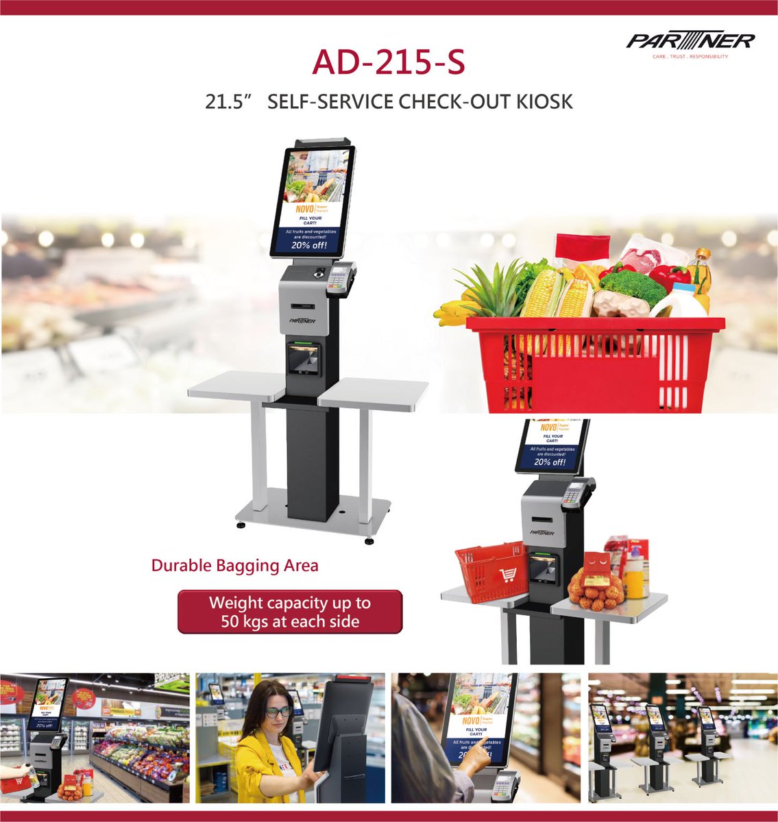 PartnerTechME_1's tweet photo. 📢 AD-215-S Supermarket Self-Service Kiosk ➡️
Read More 🔗 https://t.co/8ee2CT5h7y
#PartnerTech
#POS_machine #POS_system
#KIOSK #AD_215_S
#Retail #Supermarket https://t.co/oMxST0a30H