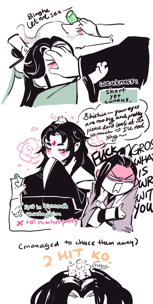 hamqinghua gets karmic punishment for creating Bingcel-ge and now has to teach him how to love in 3 months (maybe 300 years would be more likely lol) à la A Christmas Carol (+ Ratatouille hijinks) without getting discovered or he restarts the whole process 