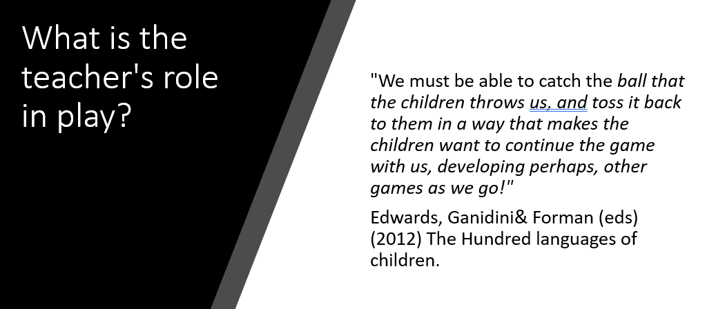 A great way to finish the day, planning our Play statement for 'The year of Play' in 2022. Sharing ideas on how this will shape our planning for next year. #ozearlyyed #EarlyYears
