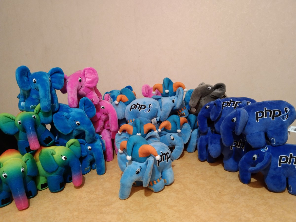 ChristopheVilleneuve (@hellosct1) on Twitter photo After a few days, the #elephpants The king's foo "The Joker" get to know the family //cc <a href="/elephpants/">ElePHPants_Official</a> <a href="/elePHPantMe/">elePHPant.me</a> <a href="/elephpant/">elePHPant</a> #php #php8 <a href="/confooca/">ConFoo Developer Conference</a> <a href="/Elroubio/">Vincent PONTIER</a> After a few days, the #elephpants The king's foo "The Joker" get to know the family //cc <a href="/elephpants/">ElePHPants_Official</a> <a href="/elePHPantMe/">elePHPant.me</a> <a href="/elephpant/">elePHPant</a> #php #php8 <a href="/confooca/">ConFoo Developer Conference</a> <a href="/Elroubio/">Vincent PONTIER</a>