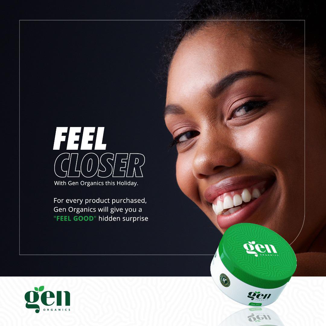 A natural, organic, and beautiful skin can only be achieved with @GenOrganics! They have Vaseline and soap @ruthekyak don’t say I didn’t tell you