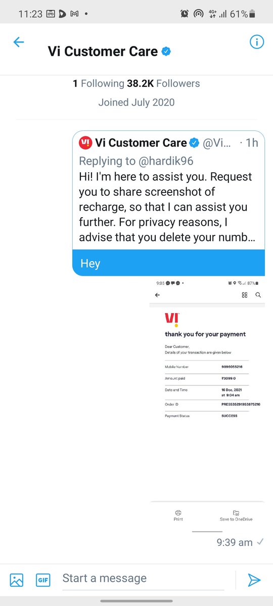 hardik96's tweet photo. @ViCustomerCare Well u r nt responding there https://t.co/BqRTBDS7G5